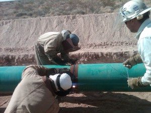 16inch pipe lay